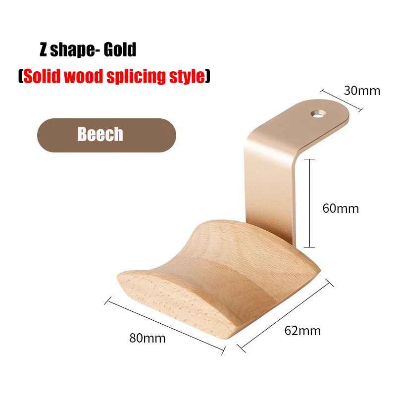 Wood 7 Aluminum Headphone Stand - Desk Headset Holder