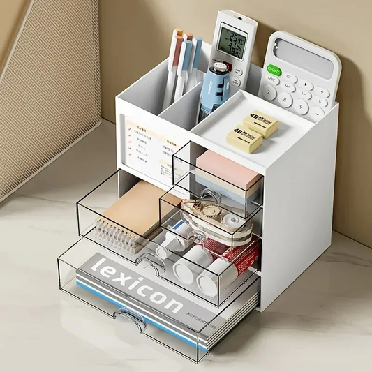 Desktop Drawer Organizer Storage Box - Office Desk Organizer