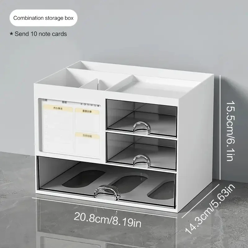 Desktop Drawer Organizer Storage Box - Office Desk Organizer