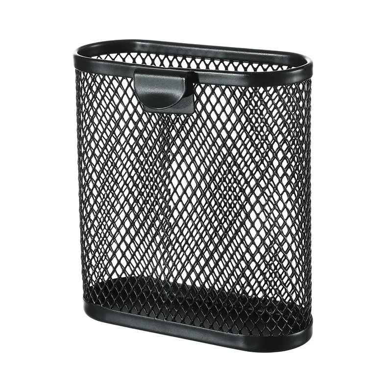 Metal Mesh Desk Organizer - Multi-Compartment Office Storage
